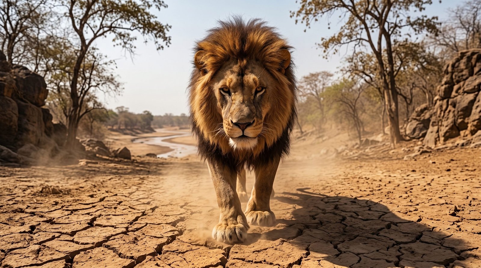 The Small Rabbit Faced the Lion — scene 3